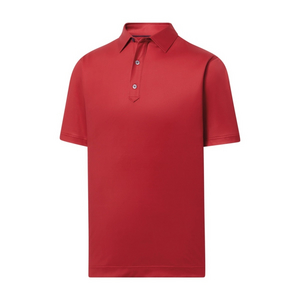 FootJoy ProDry Performance Solid Lisle Shirt - Crimson